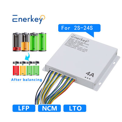 خرید Enerkey Smart Lifepo4 Balancer 4A 2S-24S برای باتری های 3.2v 3.7v NCM/LFP/LTO تولید آنلاین