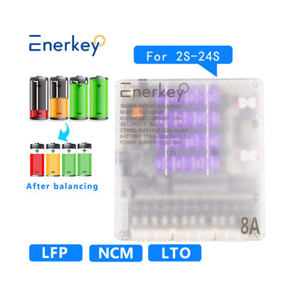 خرید Enerkey Smart Active Balancer 8a 24s 1A-8A Smart Equalizer برای ذخیره سازی انرژی تجاری تولید آنلاین