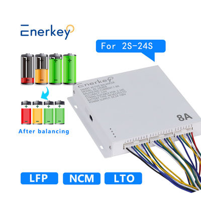 خرید Enerkey 2-24s 8a تعادل کننده معادل فعال برای تعادل سلول باتری لیتیوم یون / Lifepo4 / Lto تولید آنلاین