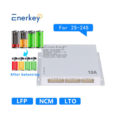 خرید Enerkey EK-24S10EB Smart Active Balancer 10A 24S LCD باتری اسید سرب برابر کننده 24/36/48v/96v تولید آنلاین