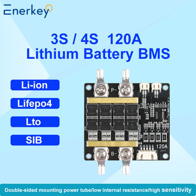 خرید ENERKEY سخت افزار BMS 3S 4S 12V 60A 80A 100A 120A باتری LiFePO4 PCB با تعادل برای موتورسیکلت تولید آنلاین