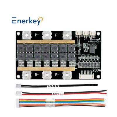 خرید Enerkey 6S 24V 200A PCB BMS محافظ صفحه برای 6 بسته 18650 Lifepo4 سلول باتری برای نور خورشیدی تولید آنلاین