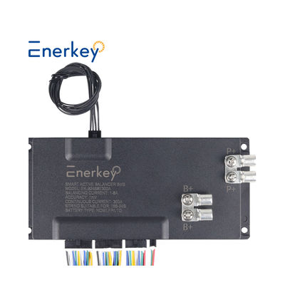 خرید Enerkey Smart Active Balance BMS EK-B24S8E300A 16S-24S 15A-300A BMS با تعادل فعال 1A-8A پشتیبانی از CAN/RS485 تولید آنلاین