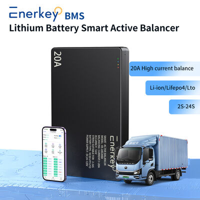 خرید Enerkey 1A-20A Smart Active Balancer for 12V 24V 36V 48V 60V 72V 3S 4S 7S 8S 13S 16S 20S 24S LiFePo4 Li-ion تولید آنلاین