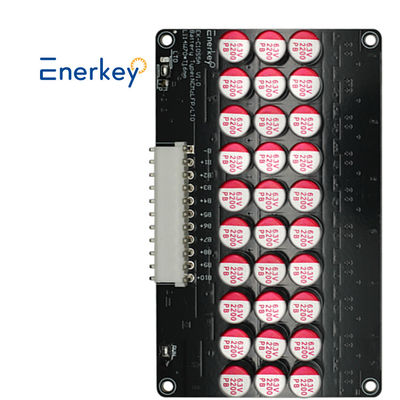 باطری سلول برابر کننده 8S 9S 10S 5A تعادل فعال Lifepo4 / لیتیوم / Lipo / LTO باتری BMS برای دوچرخه الکتریکی