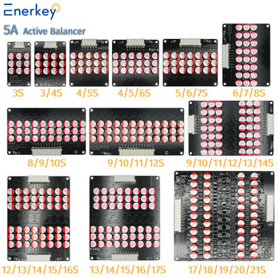 5A Active Balancer BMS 3S 4S 5S 6S 7S 8S 10S 12S Lifepo4 LTO باتری لیتیوم معادل کننده