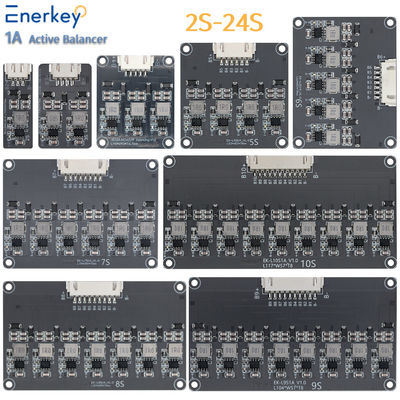 1A 2S - 24S تعادل فعال BMS لیتیوم Lifepo4 باتری BMS تعادل هیئت مدفوع