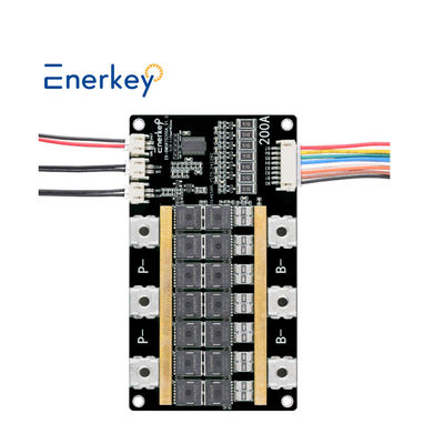 تولید کننده عرضه 7S 200A Enerkey LiFePO4 BMS با NTC و تعادل برای بسته باتری لیتیوم