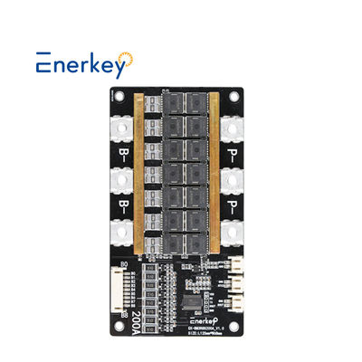 Enerkey BMS 3S 4S 5S 6S 7S 8S BMS تعادل جریان مداوم 200A Lifepo4 لیتیوم یون باتری LTO SIB