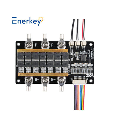 Enerkey LiFePO4 5s 18.5V 20V ذخیره انرژی لیتیوم یون 200A BMS 5s با تعادل برای پانل خورشیدی