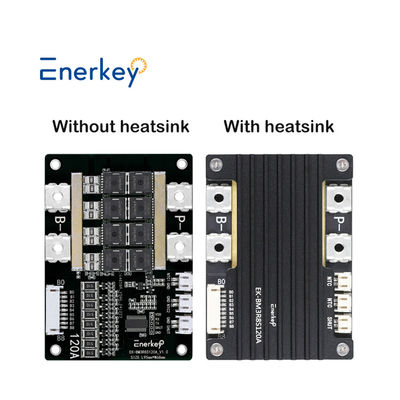 Enerkey 120A صفحه حفاظت باتری لیتیوم 4S BMS برای چراغ های خیابان خورشیدی